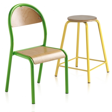 Toute une gamme d'assise pour votre école Mélèze, assises pour écoles primaires