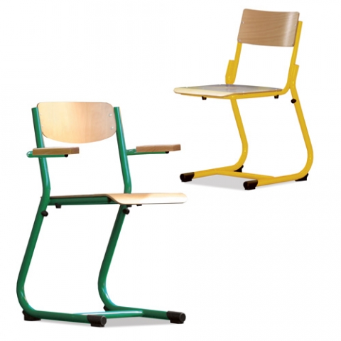 Chaises scolaires enfants et adultes Mobilier scolaire chaise empilable