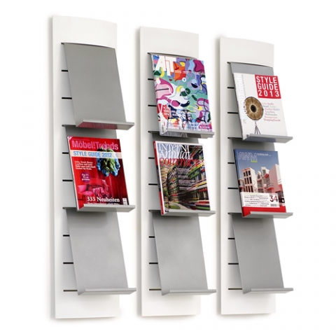 Kolata, présentoir mural avec porte-brochures Mobilier d'accueil présentoir