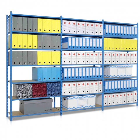 Rayonnage pour archives 250Kg/tab Mobilier de rangement industriel