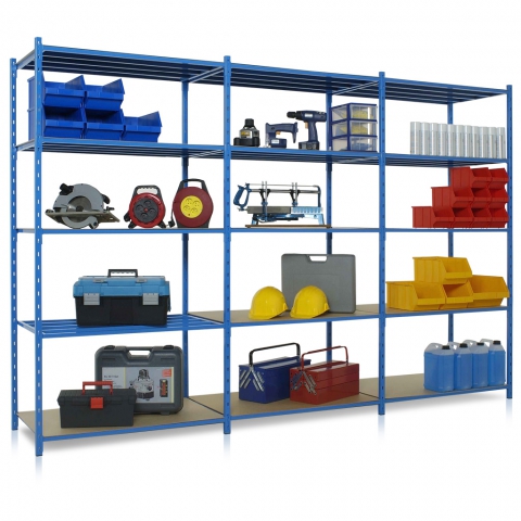 Mobilier de rangement rayonnage industriel 250 Kg/tab Mobilier de rangement rayonnage industriel