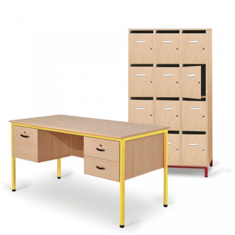 Mobilier de rangement pour l'enseignement