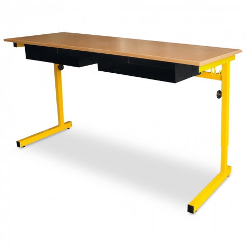 Mobilier pour l'enseignement table adaptable