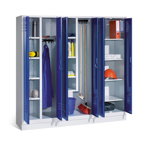 Vestiaires pour industrie propre ou industrie salissante Vestiaire d'industrie Chabot, armoire à linge et produits d'entretien