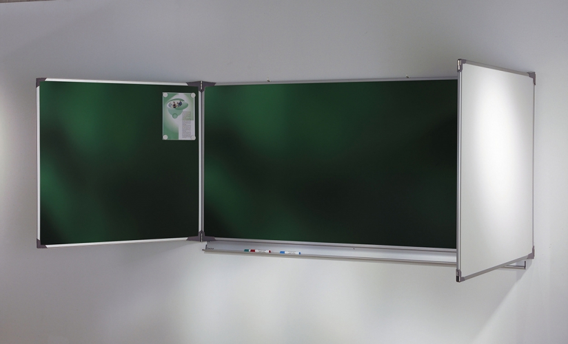 Tableau blanc Ecrire à l'école, tableaux blancs, verts, triptyques