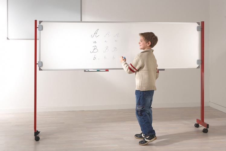 Tableau blanc Ecrire à l'école, tableaux blancs, verts, triptyques