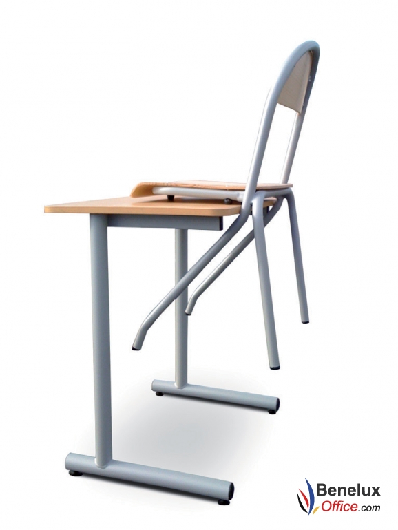 Chaise scolaire appui sur table, empilable