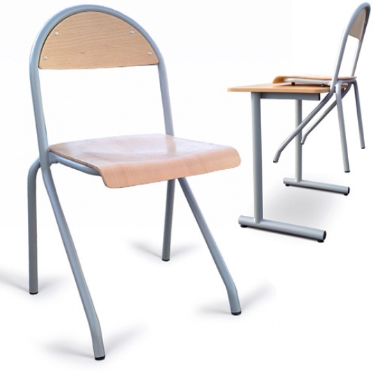 Mobilier scolaire chaise empilable